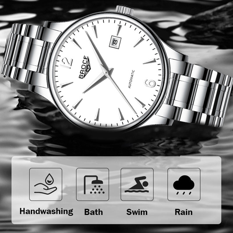 Men's Ultra-thin Waterproof Watch with Calendar