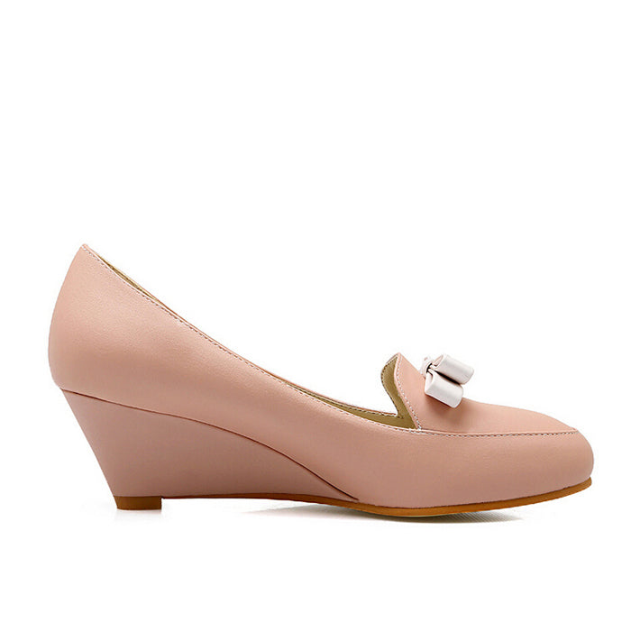 Pointed bow for women's shoes