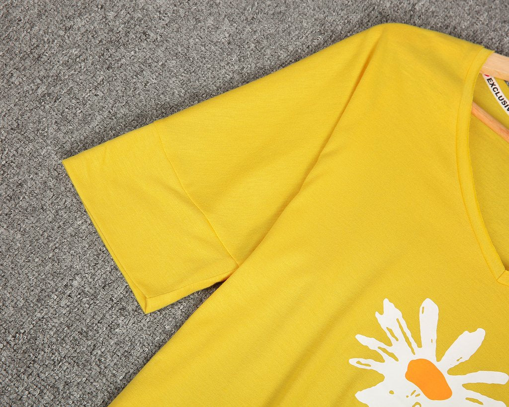 Youthful Print Short Sleeve Top