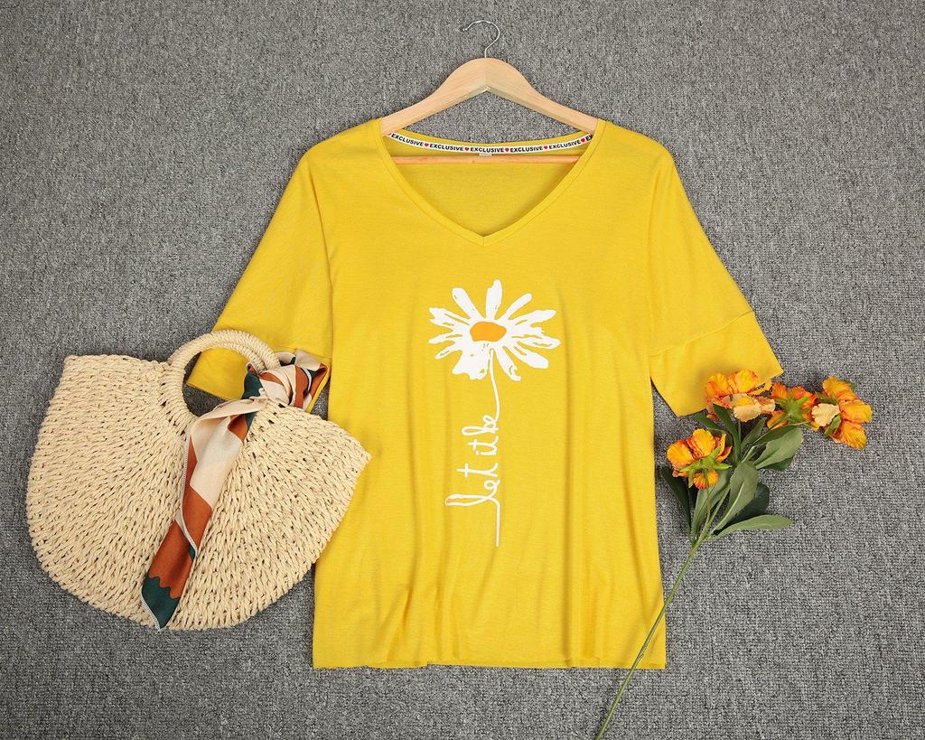 Youthful Print Short Sleeve Top