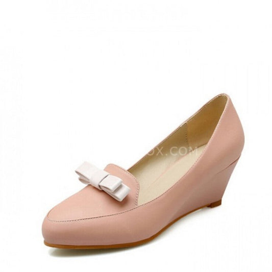 Pointed bow for women's shoes