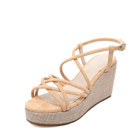 Roman style wedge-heel Shoes