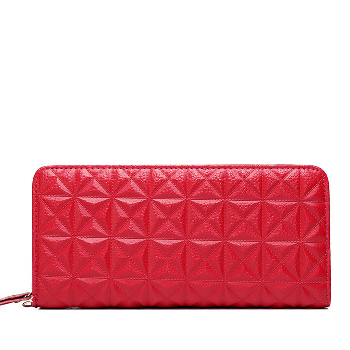 Zip Around Embossing Wallet