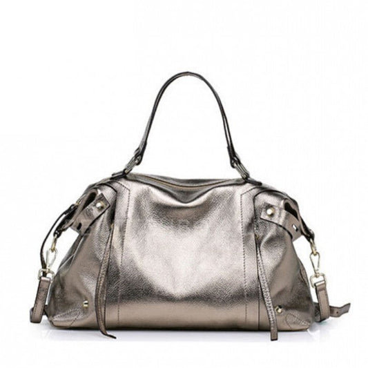 Unstructured Zipper Satchel
