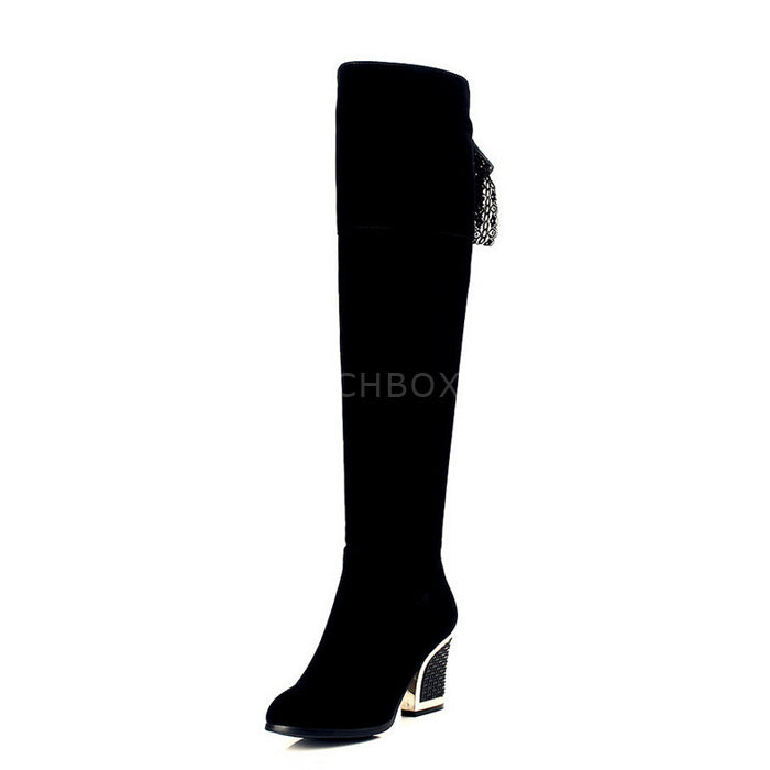 Sexy boots with thick