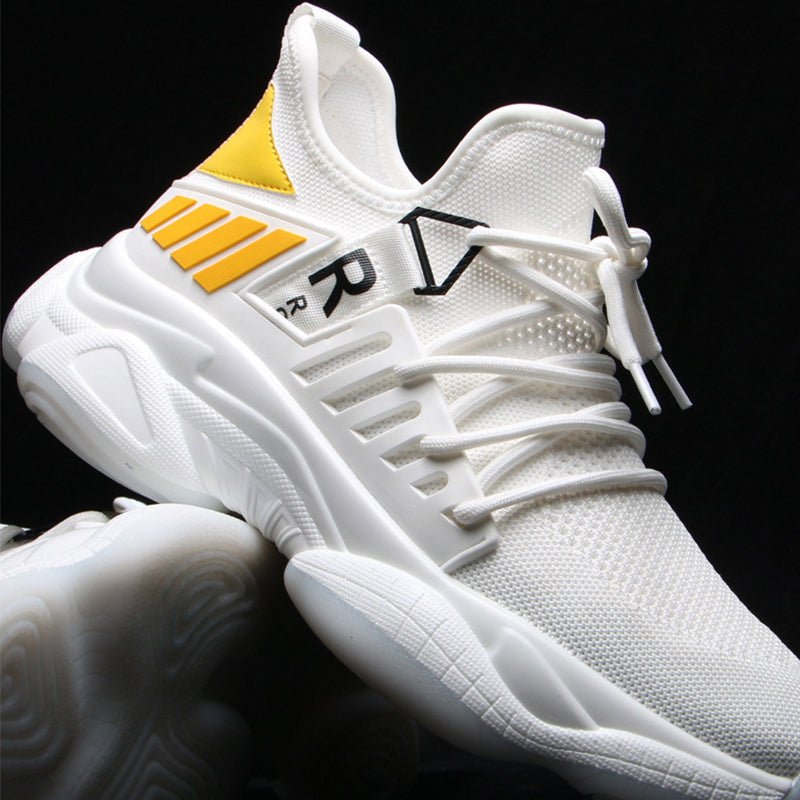 Men's Color Block Mesh Sports Shoes