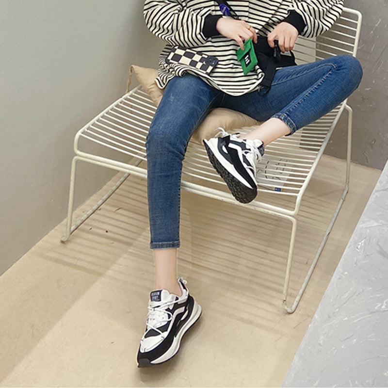 Women's Shallow Mouth Platform Sneakers