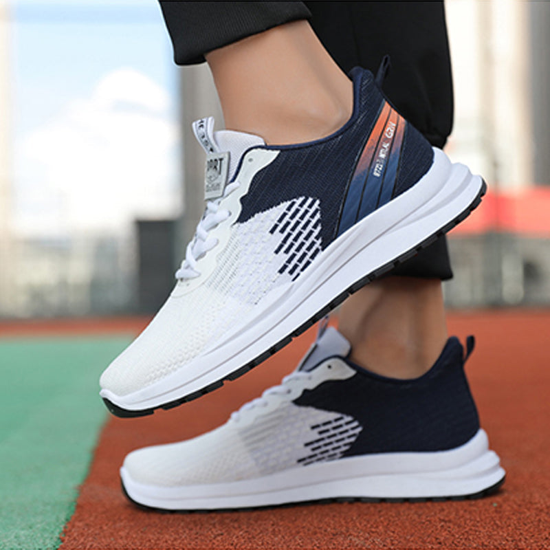Men's Breathable Mesh Lace-up Sneakers