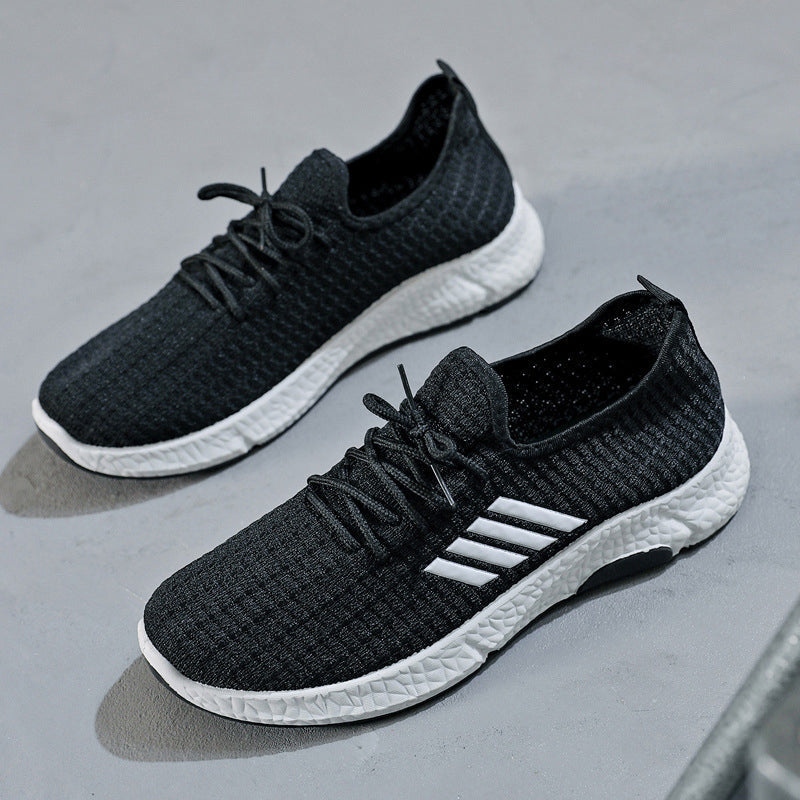 Men's Non-slip Fly Woven Walking Shoes