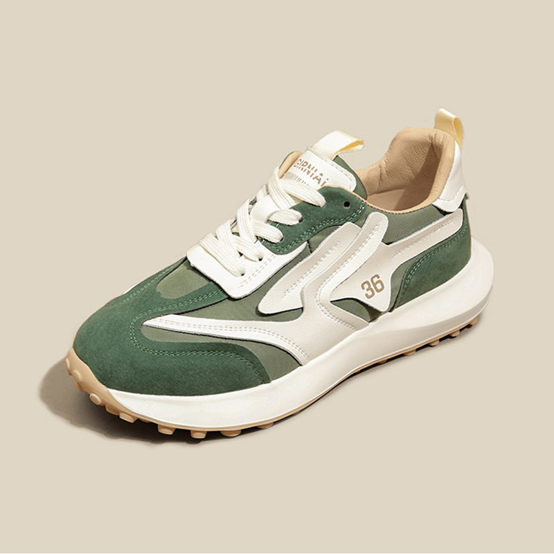 Women's Contrast Platform Sneakers