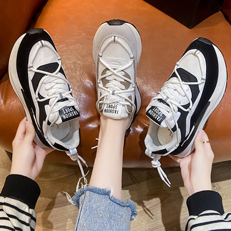 Women's Shallow Mouth Platform Sneakers