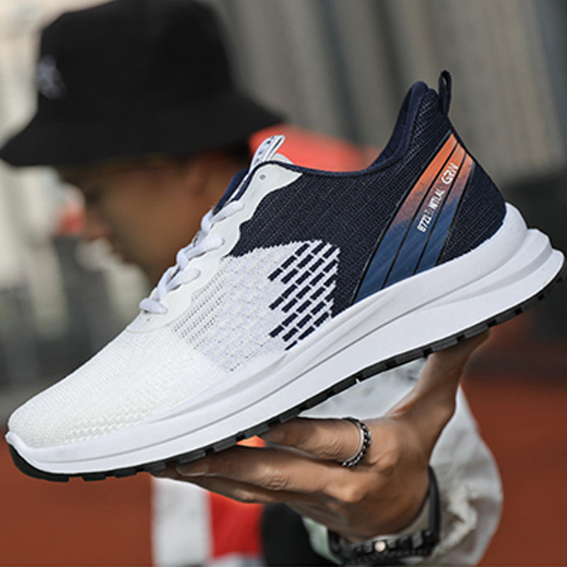 Men's Breathable Mesh Lace-up Sneakers