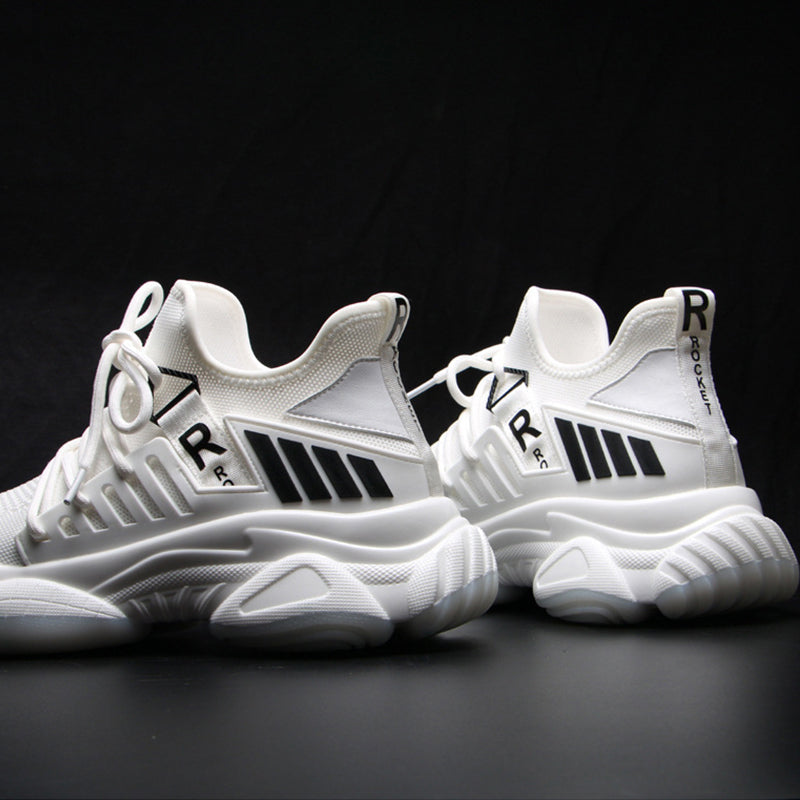 Men's Color Block Mesh Sports Shoes