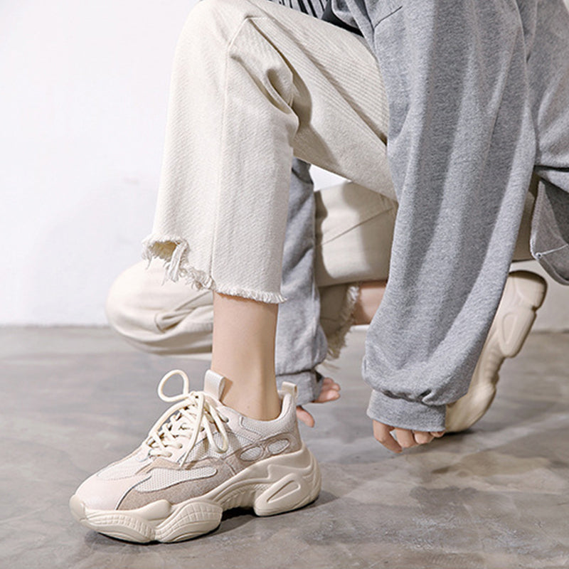 Women's Lightweight Thick Sole Platform Sneakers