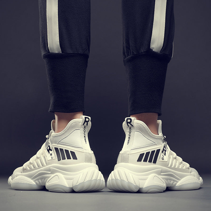 Men's Color Block Mesh Sports Shoes