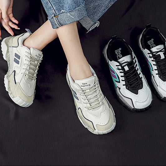 Women's Color Block Platform Sneakers
