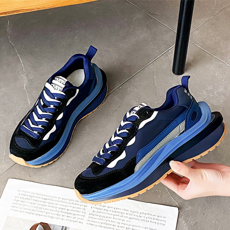 Women's Color Block Platform Sneakers