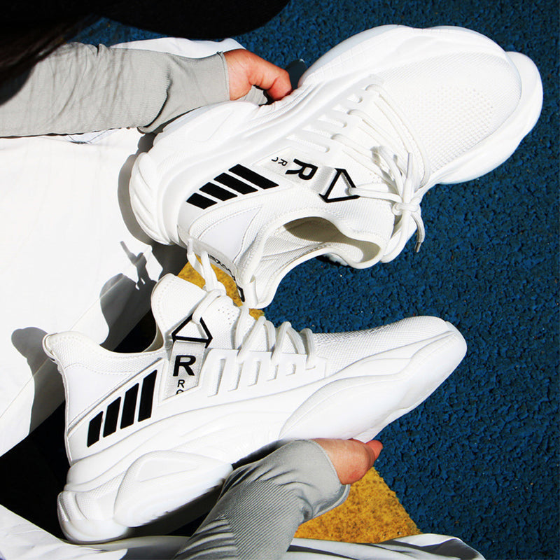 Men's Color Block Mesh Sports Shoes