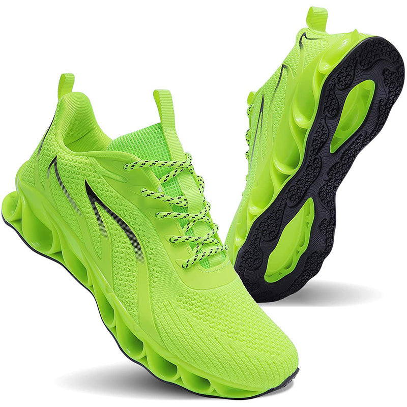 Absorb Sweat Breathable Lightweight Casual Bright Running Sneakers