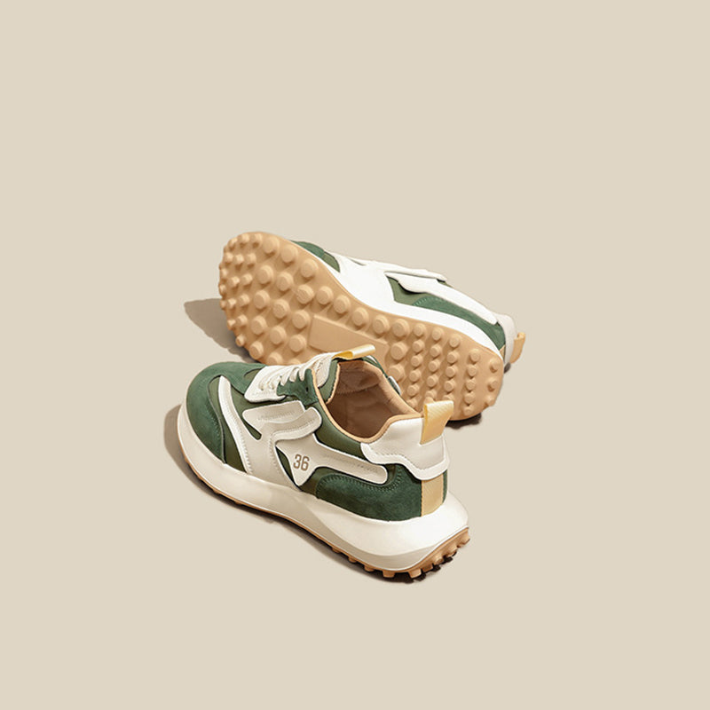 Women's Contrast Platform Sneakers