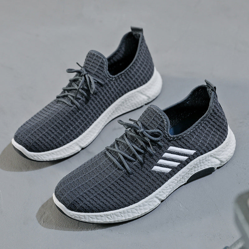 Men's Non-slip Fly Woven Walking Shoes