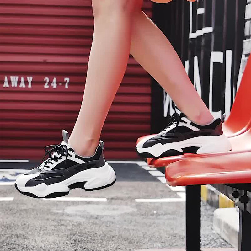 Women's Lightweight Thick Sole Platform Sneakers