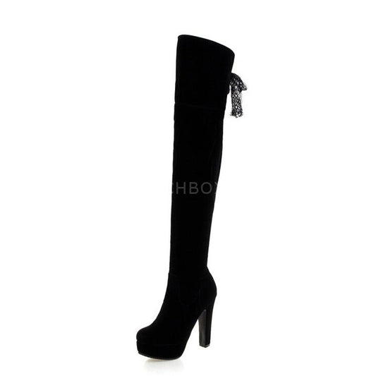 Simple high heels sexy high boots boots Knight boots