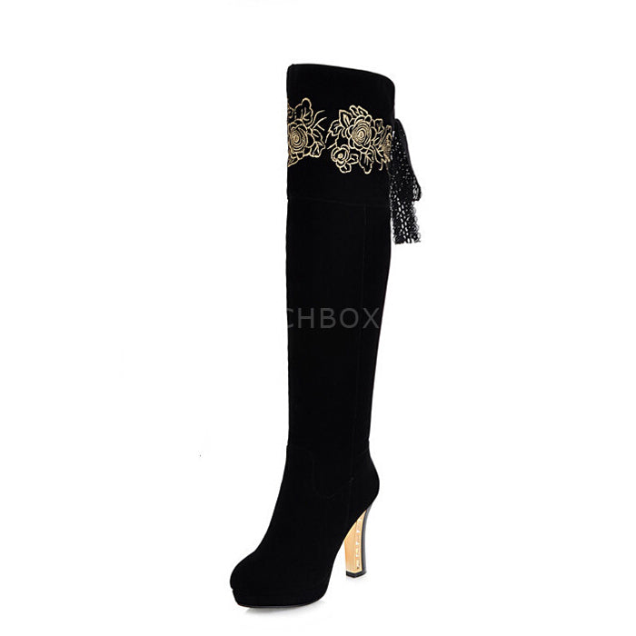 Sexy boots with thick
