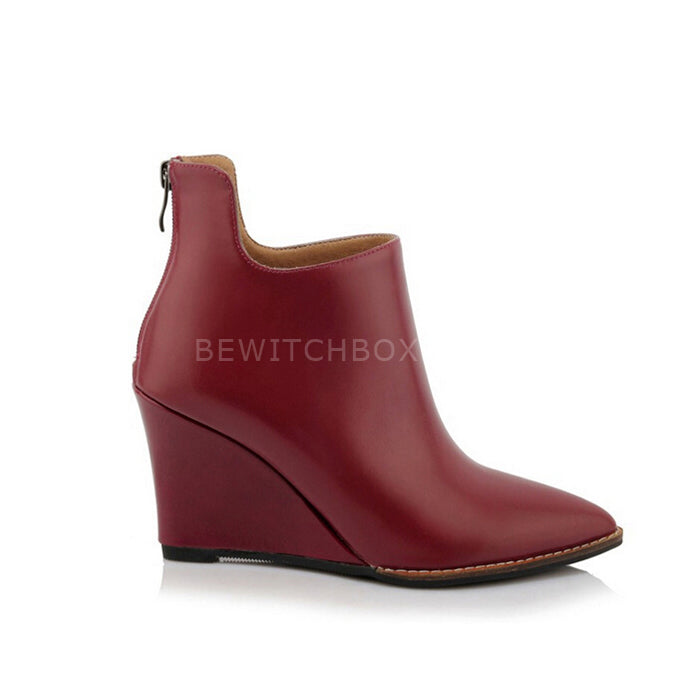 Bare wedge shoe comfortable Martin boots