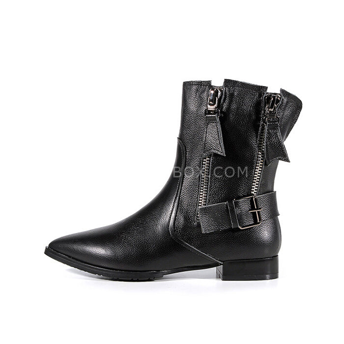 Paint Martin boots with Belt buckle