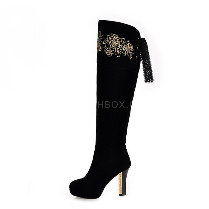 Sexy boots with thick