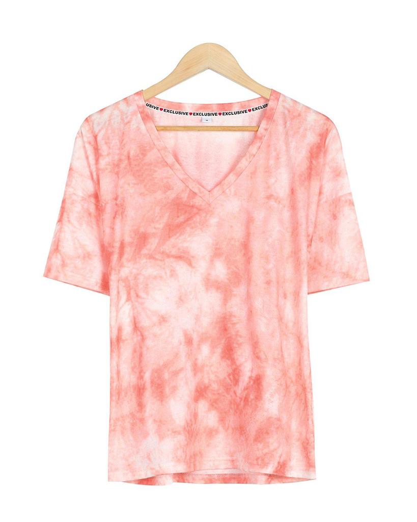 Sweet Print Short Sleeve Top
