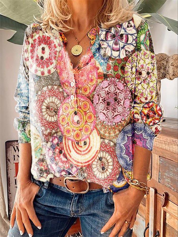 Just After Sunrise Printed Shirt
