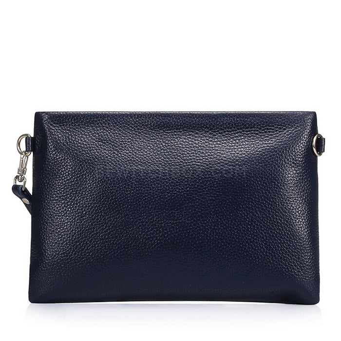 Chain is pure color one shoulder hand bag