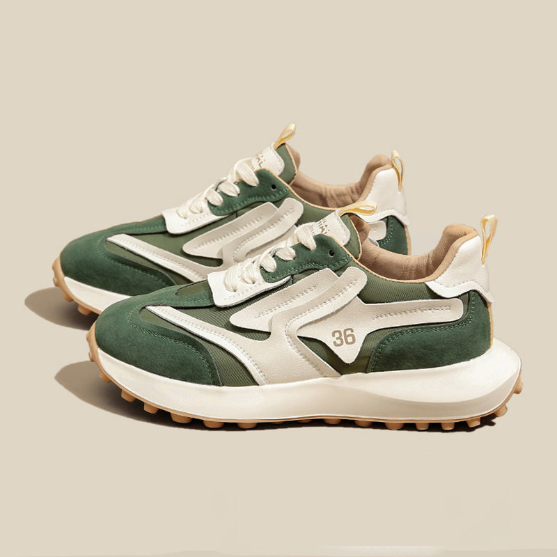 Women's Contrast Platform Sneakers