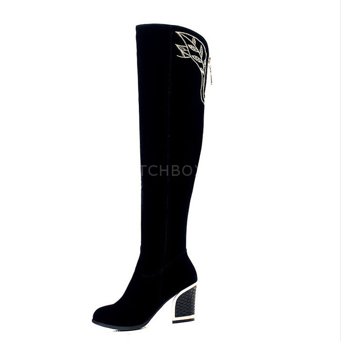 Embroidered boots