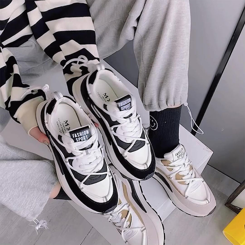 Women's Shallow Mouth Platform Sneakers