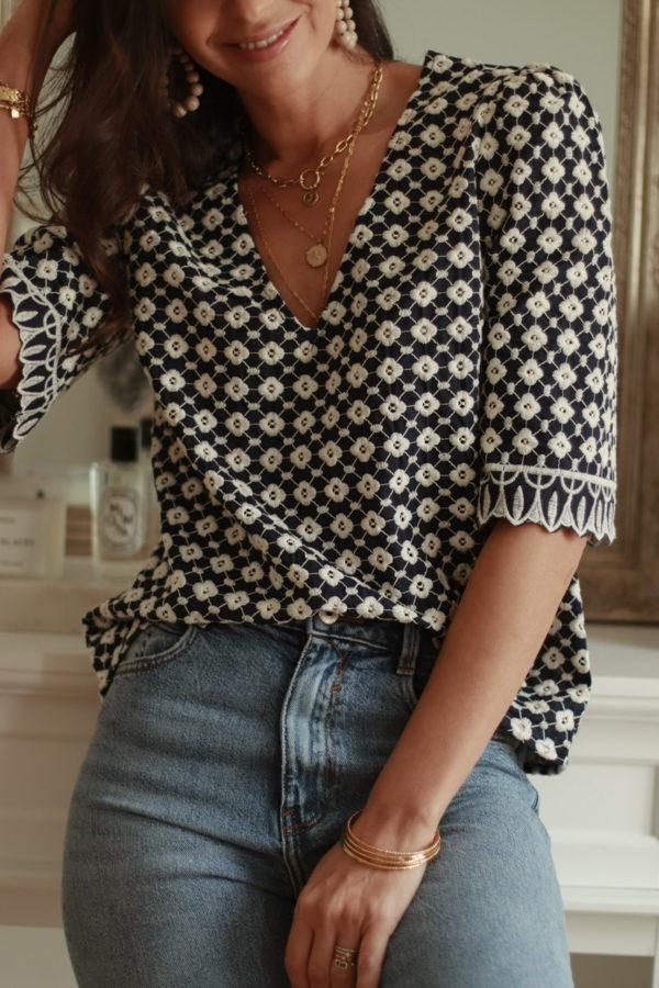 As Pretty As You Are Embroidered Blouse