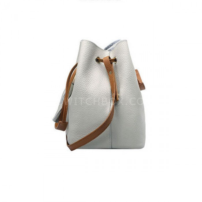 Tassel Pendant Bucket Bag