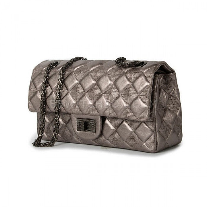 Checked Shoulder Bag