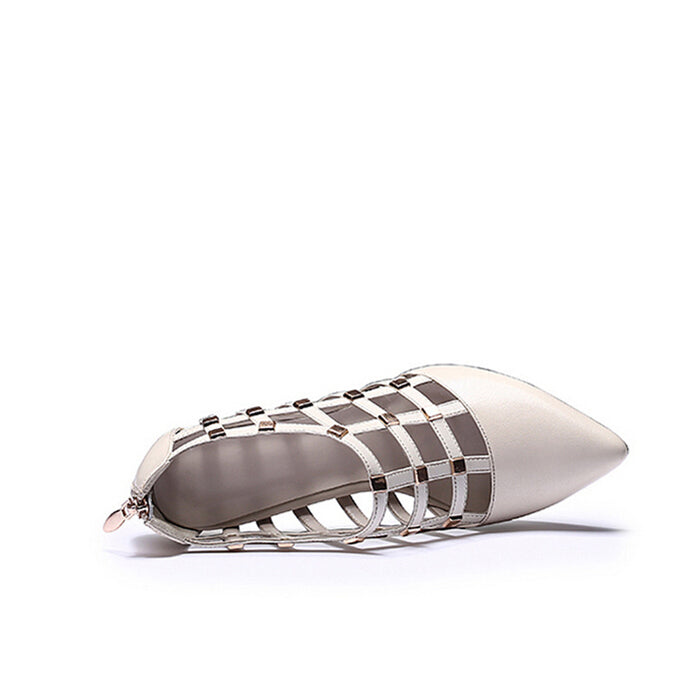 Hollow female high-heeled sandals