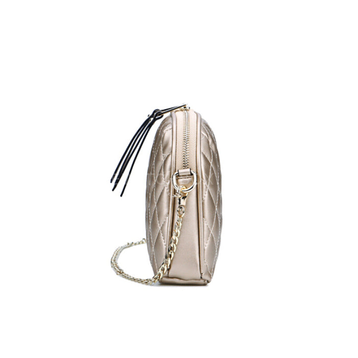 Diamond Lattice Chain Strap Crossbody Bag