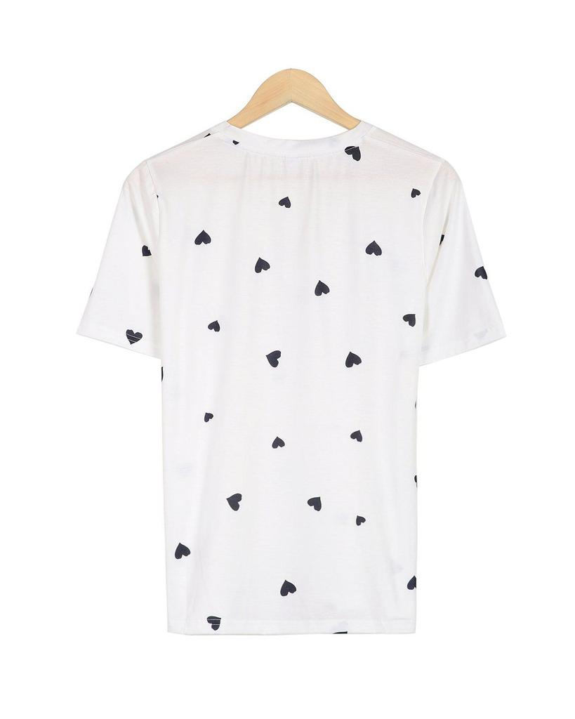 Casual V-Neck Short Sleeve Top