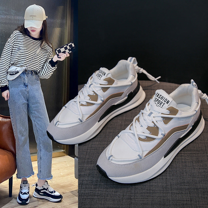 Women's Shallow Mouth Platform Sneakers