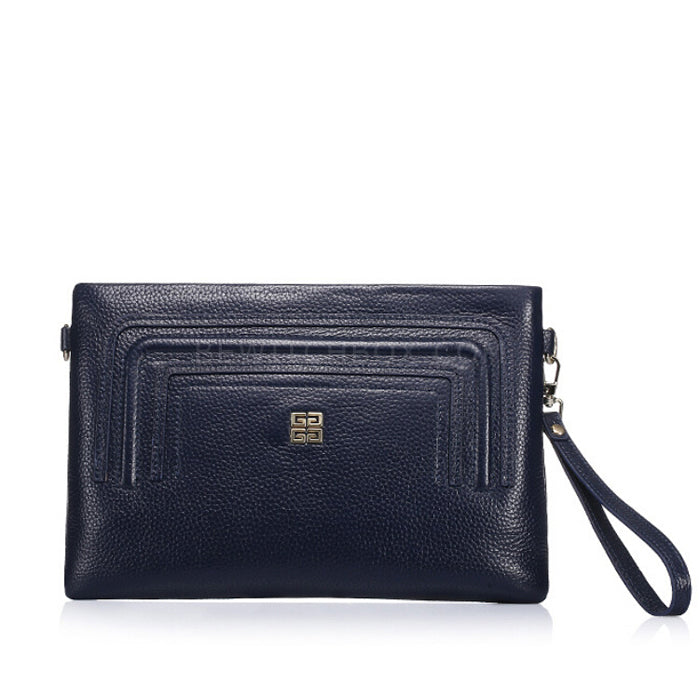 Chain is pure color one shoulder hand bag