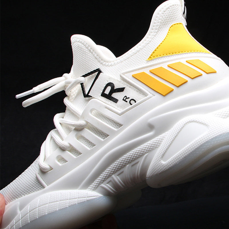 Men's Color Block Mesh Sports Shoes