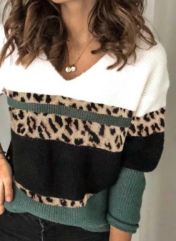 Fiercely Fashionable Colorblock Sweater