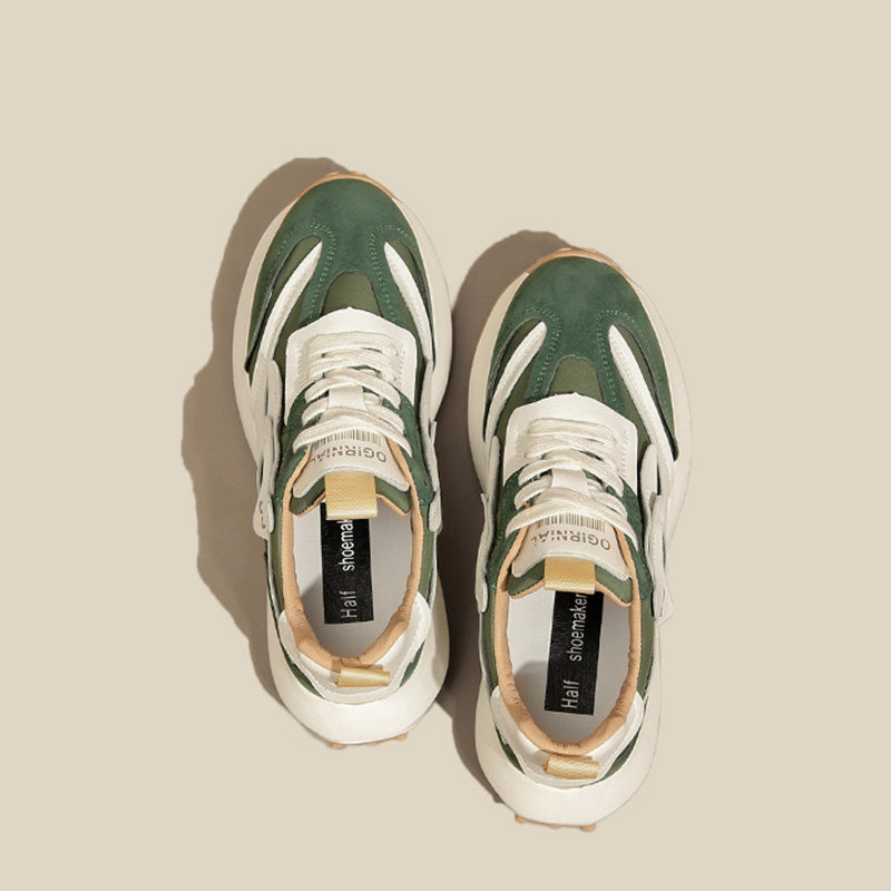 Women's Contrast Platform Sneakers