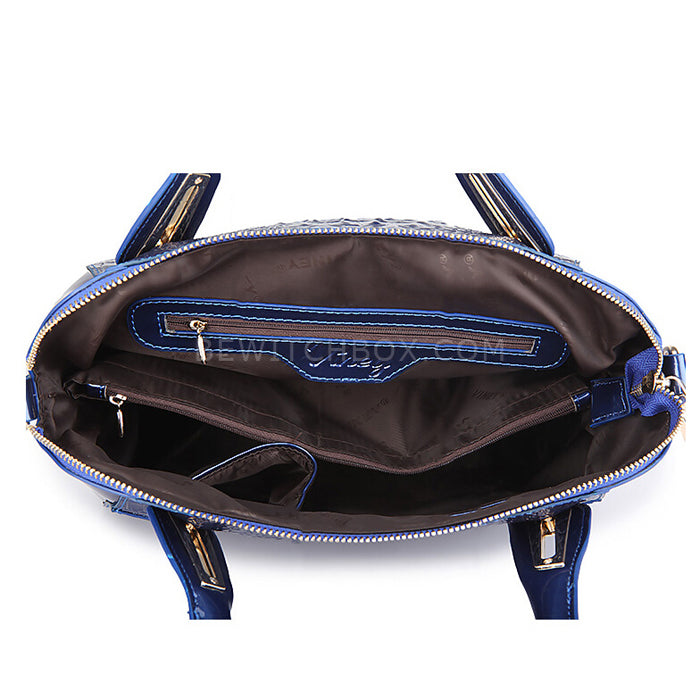 Crocodile Leather Satchel