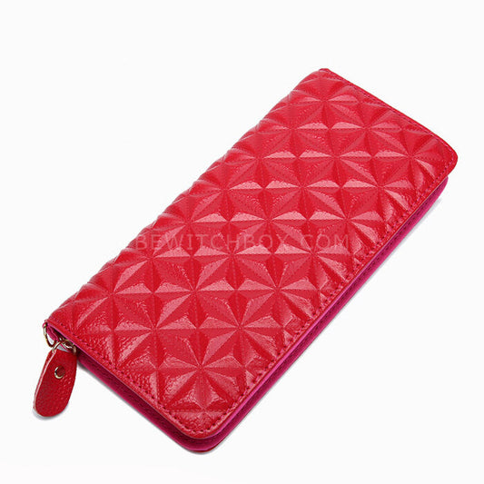 Zip Around Embossing Wallet